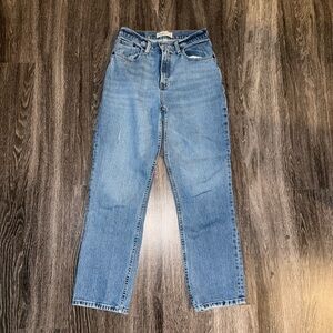 Abercrombie & Fitch Women's High Rise Jeans - Blue